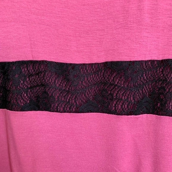 Show me your Mu-Mu pink top magenta short sleeve top size XL boho - Picture 7 of 13